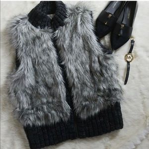 Women’s faux fur vest
